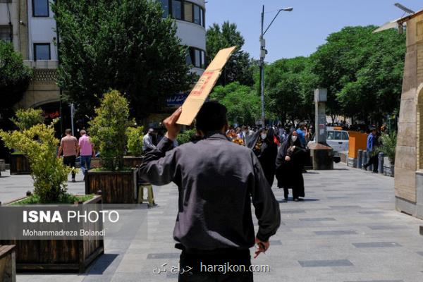افزایش دمای استان تهران