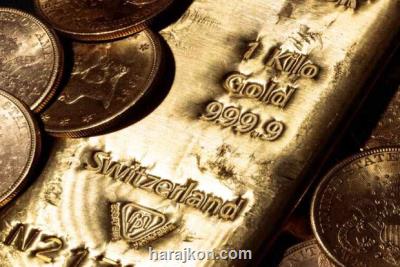 قیمت جهانی طلا از 1، 800 دلار پایین تر آمد