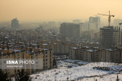 15 ایستگاه سنجش کیفیت هوای تهران در وضعیت نارنجی