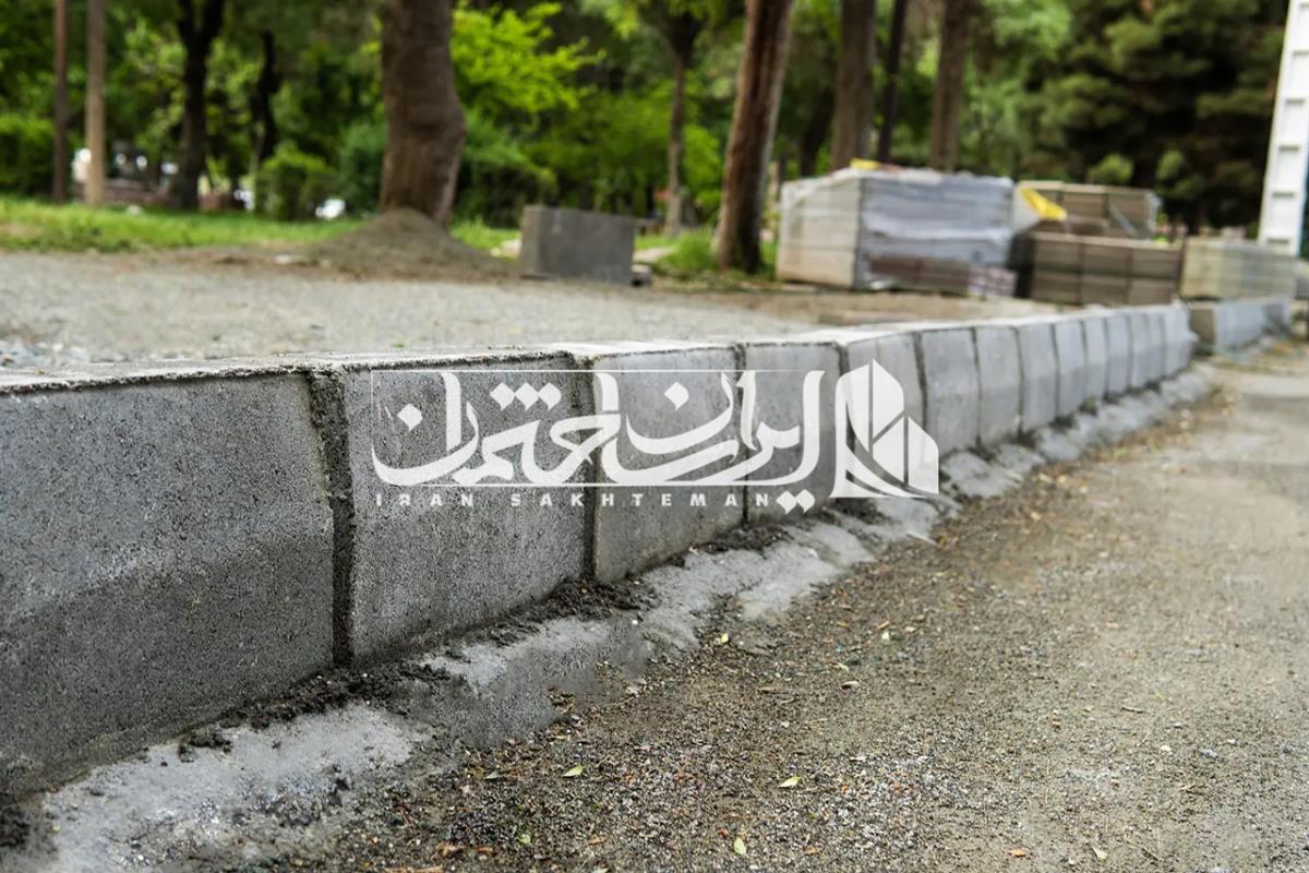 زیباسازی فضاهای شهری با جدول بتنی
