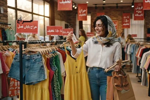خرید در حراج های پایان فصل تابستان