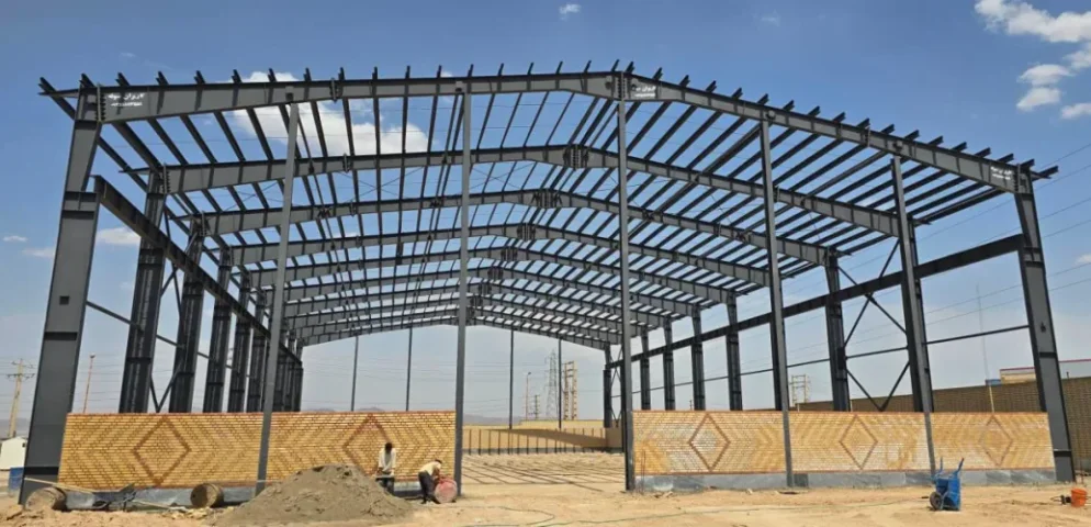 راهنمای مراحل اجرای اسکلت فلزی