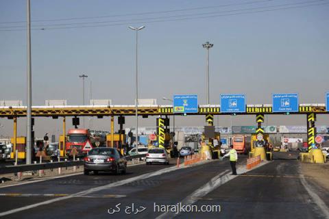 آغاز طرح دریافت الكترونیكی عوارض آزادراه ها از ساعت ۲۴ امشب