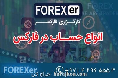 انواع حساب در فاركس